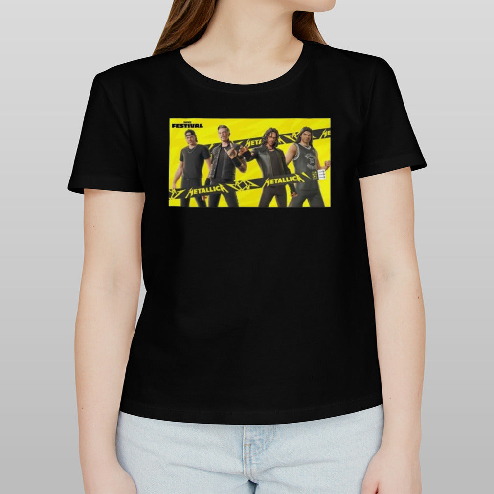 Metallica X Fortnite Collaboration Metallica Season in Festival Poster Shirt